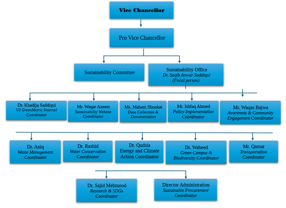 GAUS Sustainability Governance Structure