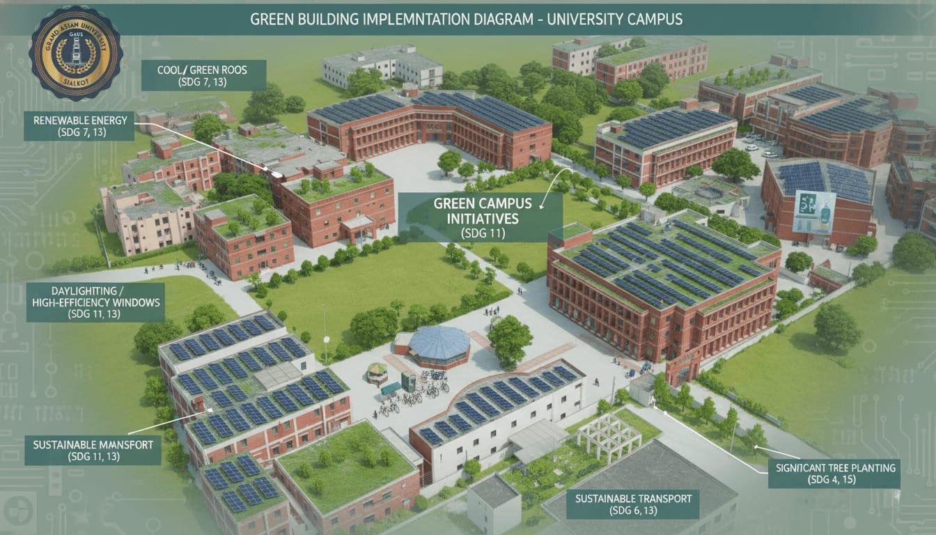 Fleet of buses providing free transport to students.