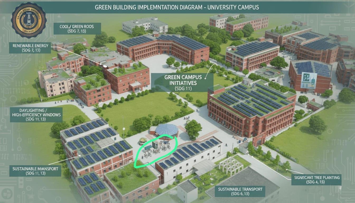 Rooftop solar panels generating 2MW of power.